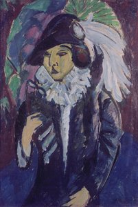 Dame in het park, 1912