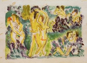 Liefdestuin door Ernst Ludwig Kirchner