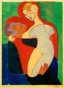 Liefdespaar door Ernst Ludwig Kirchner