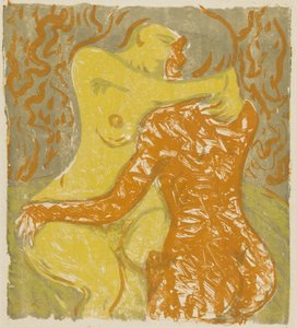 Liefdesscène, 1908