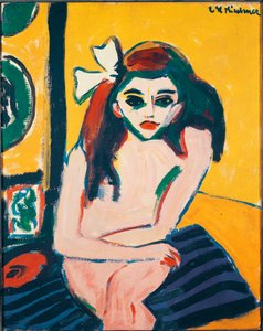 Marcella schilderij door Ernst Ludwig Kirchner