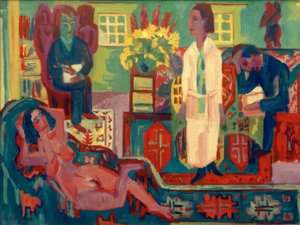 Moderne bohemien door Ernst Ludwig Kirchner