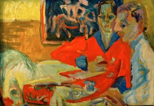 Ochtendkoffie door Ernst Ludwig Kirchner