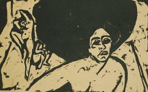 Naakte Dansers, 1909 door Ernst Ludwig Kirchner