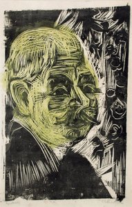 Portret van Dr. Spengler, 1919 door Ernst Ludwig Kirchner