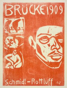 Portret van Schmidt-Rottluff, 1909