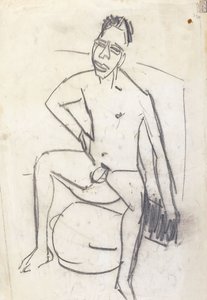 Sam de Zwarte door Ernst Ludwig Kirchner