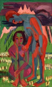 Zwarte lente door Ernst Ludwig Kirchner