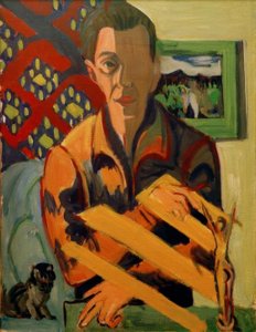 Zelfportret door Ernst Ludwig Kirchner