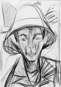 Zelfportret met herdershoed