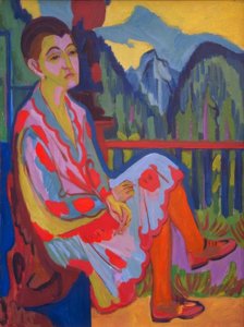 Zittende dame (Erna Kirchner)