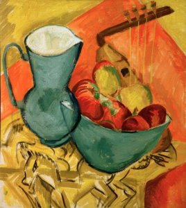 Stilleven met kruik door Ernst Ludwig Kirchner