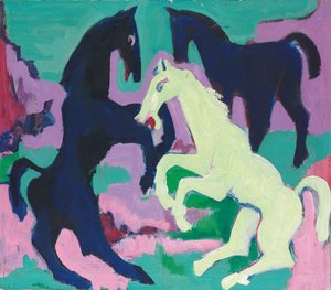 Drie paarden; Drei Pferde, ca. 1923