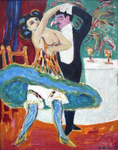 Varieté door Ernst Ludwig Kirchner