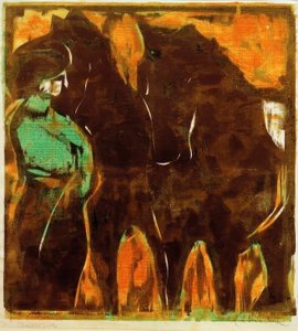 Circusbeeld door Ernst Ludwig Kirchner