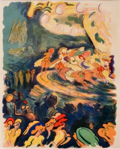 Carrousel in Parijs door Ernst Matthes