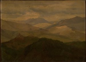 Berglandschap bij Civitella