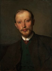 De schilder Franz Jaschke door Ernst Stohr