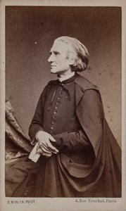 Portret van de componist Franz Liszt 1811-1886 door Erwin Hanfstaengl