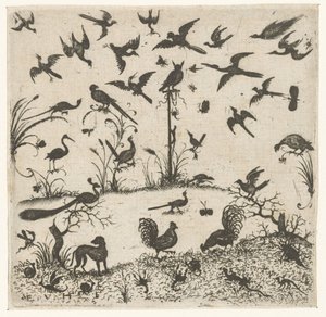 Vogels door Esaias van Hulsen