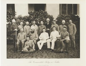 Tsarevich Nicholas Alexandrovich van Rusland bezoekt India, 1891