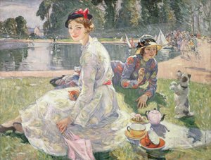 De ronde vijver, Kensington Gardens, 1934