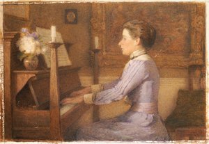 Aan de piano door Esther H. Jones