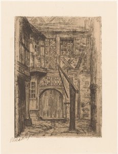 Rothenburg door Etha Fles (signed by artist)