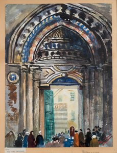 Damascus Khan, ca. 1919-21 door Ethel Brilliana Tweedie