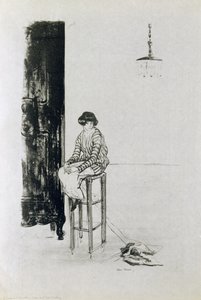 Een Dame en haar Breiwerk