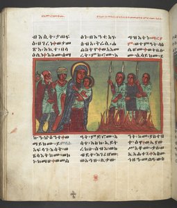 Or. 607 f173v, Scène uit het leven van de Maagd Maria, uit 