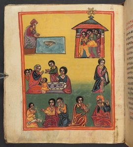 De wonderen van de heilige Maagd Maria door Ethiopian School