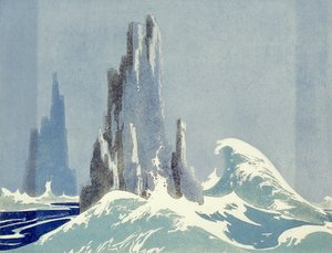 Kathedraal Rotsen, Tasmanië, 1939
