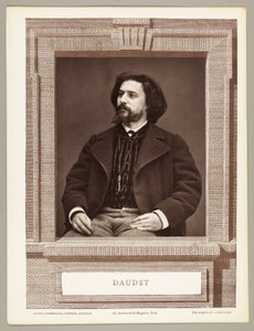 Alphonse Daudet (Franse romanschrijver, 1849-1897) door Etienne Carjat