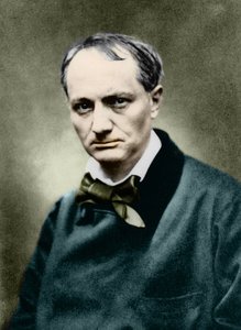 Charles Baudelaire (1821-1867), Franse schrijver, Foto van Carjat.