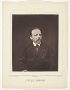 Édouard Siebecker door Etienne Carjat