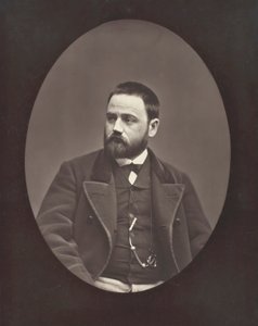 Émile Zola Franse romanschrijver, toneelschrijver en journalist, 1840-1902, ca. 1876 door Etienne Carjat