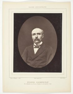 Eugène Clémenceau door Etienne Carjat
