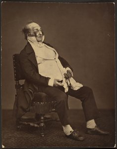 Henri Monnier door Etienne Carjat