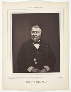 Philippe Ricord door Etienne Carjat