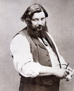 Portret van Gustave Courbet