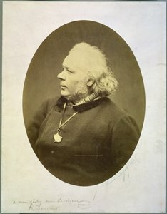 Portret van Honore Daumier (1808-79) 1861
