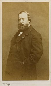 Portret van de kunstenaar Constant Troyon, vroege 1860s door Etienne Carjat