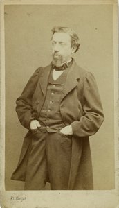 Portret van de componist François-Auguste Gevaert 1828-1908, ca. 1870