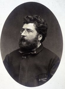 Portret van de componist Georges Bizet