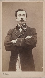 Portret van de schilder Alfred Stevens 1828-1906, ca. 1870
