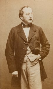 Portret van de pianist en componist Sigismund Thalberg 1812-1871, ca. 1860
