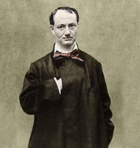 Portret van de dichter Charles Baudelaire (1821-1867). door Etienne Carjat
