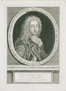 Victor Amadeus II hertog van Savoye, koning van Sicilië en eerste koning van Piemonte-Sardinië door Etienne Desrochers