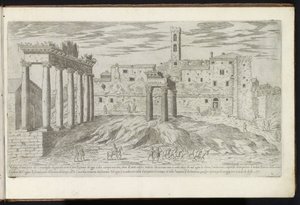 Forum Romanum te Rome door Etienne Duperac